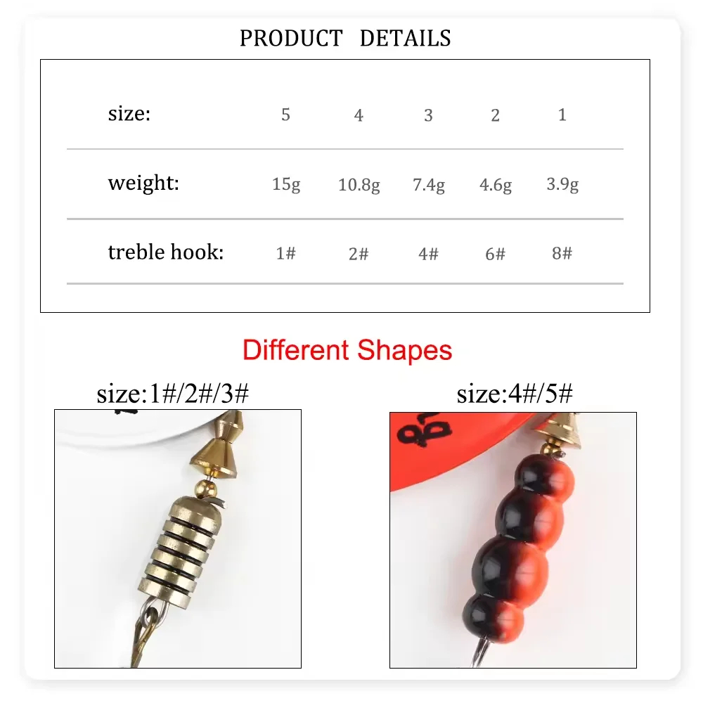 Metal Spoon Spinner Lure 3.9g  - огляд і ціна Fishing Lure Crankbait