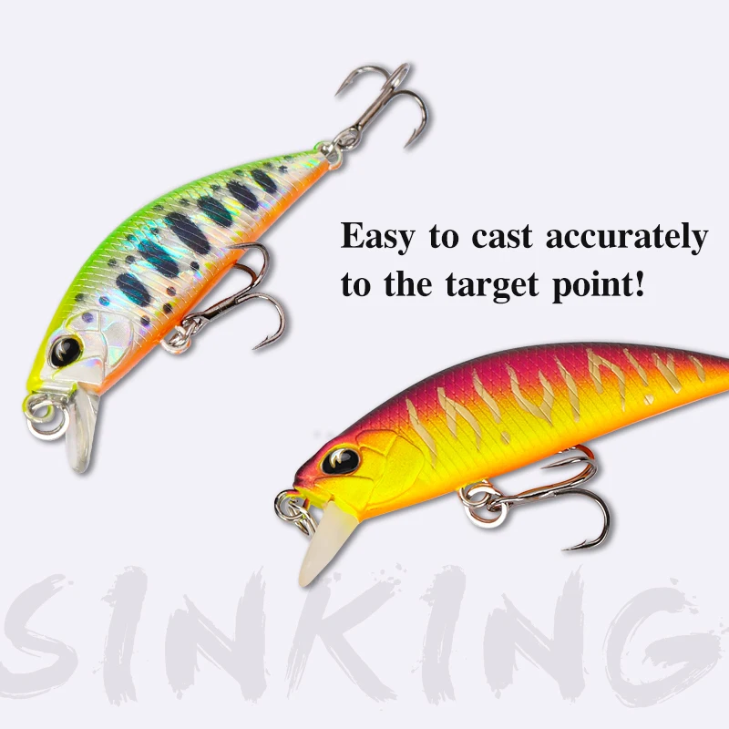 TSURINOYA Sinking Minnow Mini  - огляд і ціна Fishing Lure Crankbait