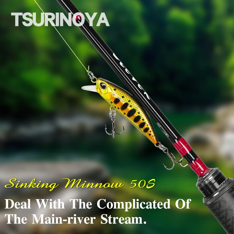 TSURINOYA Sinking Minnow Mini  - огляд і ціна Fishing Lure Crankbait