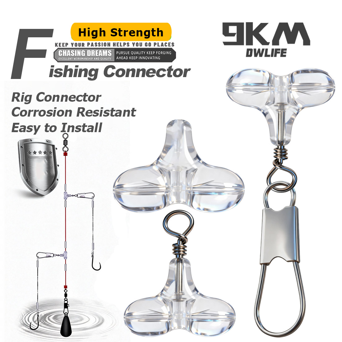 9KM T Shape Fishing Cross Bead - огляд і ціна Fishing Lure Accessories