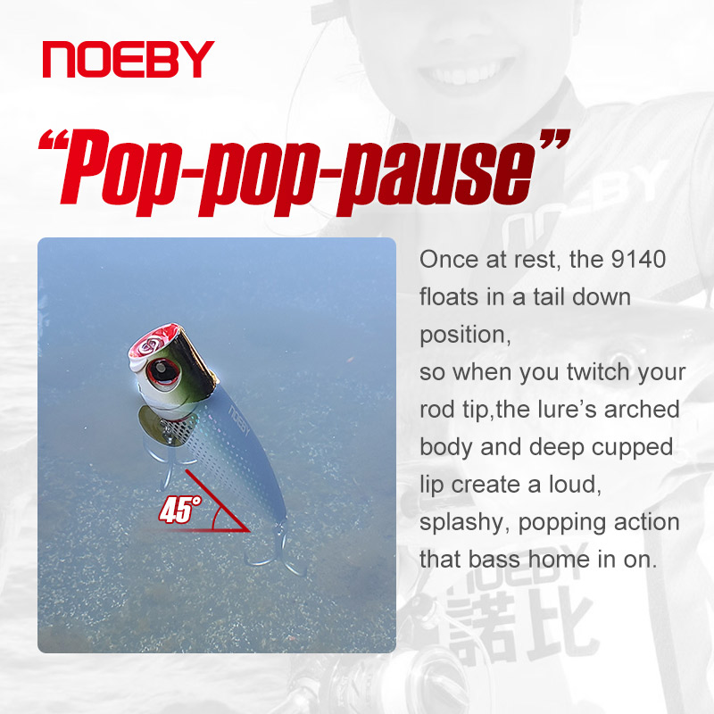 Noeby Popper Fishing Lure 105m - огляд і ціна Fishing Lure Buzzbait