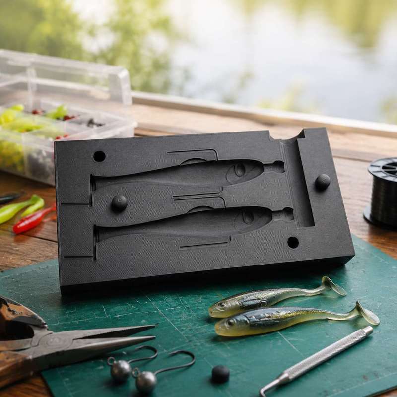 66mm Soft Bait Fishing Mold Ha - огляд і ціна Fishing Lure Making Kit