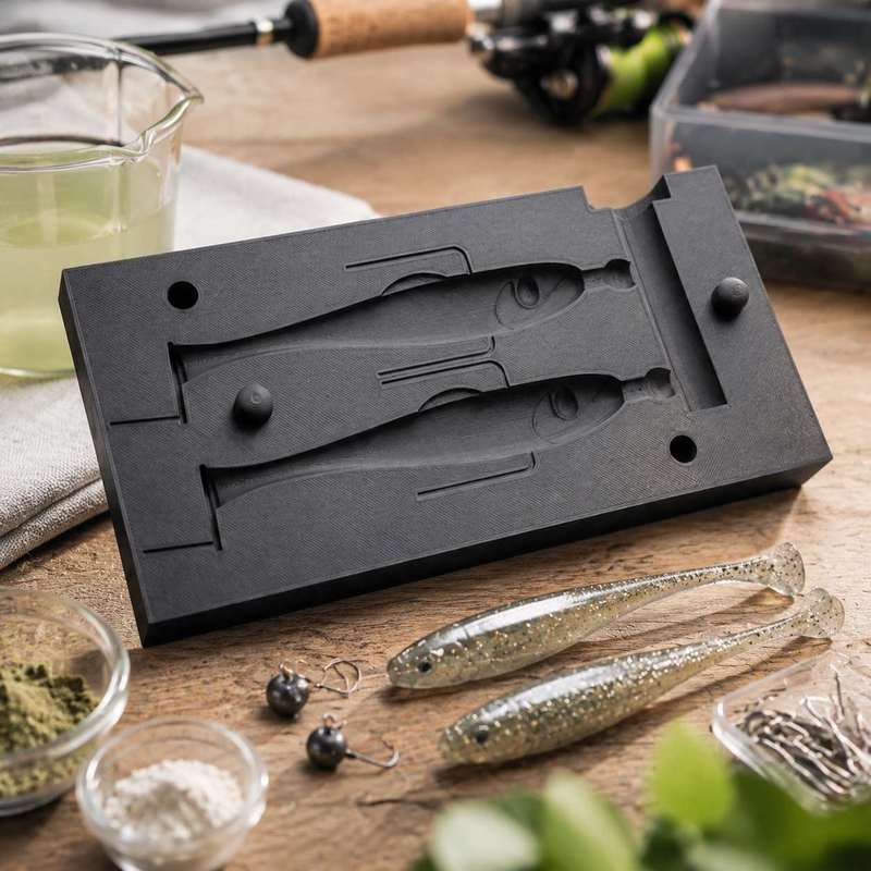 66mm Soft Bait Fishing Mold Ha - огляд і ціна Fishing Lure Making Kit