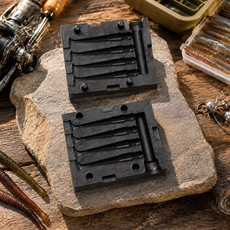 2 Inch Soft Bait Lure Mold DIY - огляд і ціна Fishing Lure Making Kit