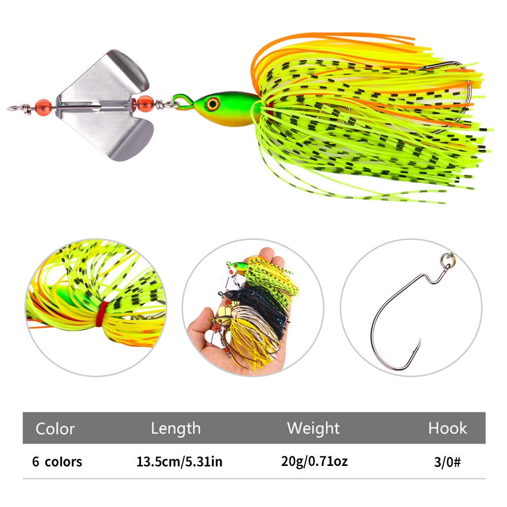 1PC 13.5cm 20g  Fishing Lures  - огляд і ціна Fishing Lure Buzzbait